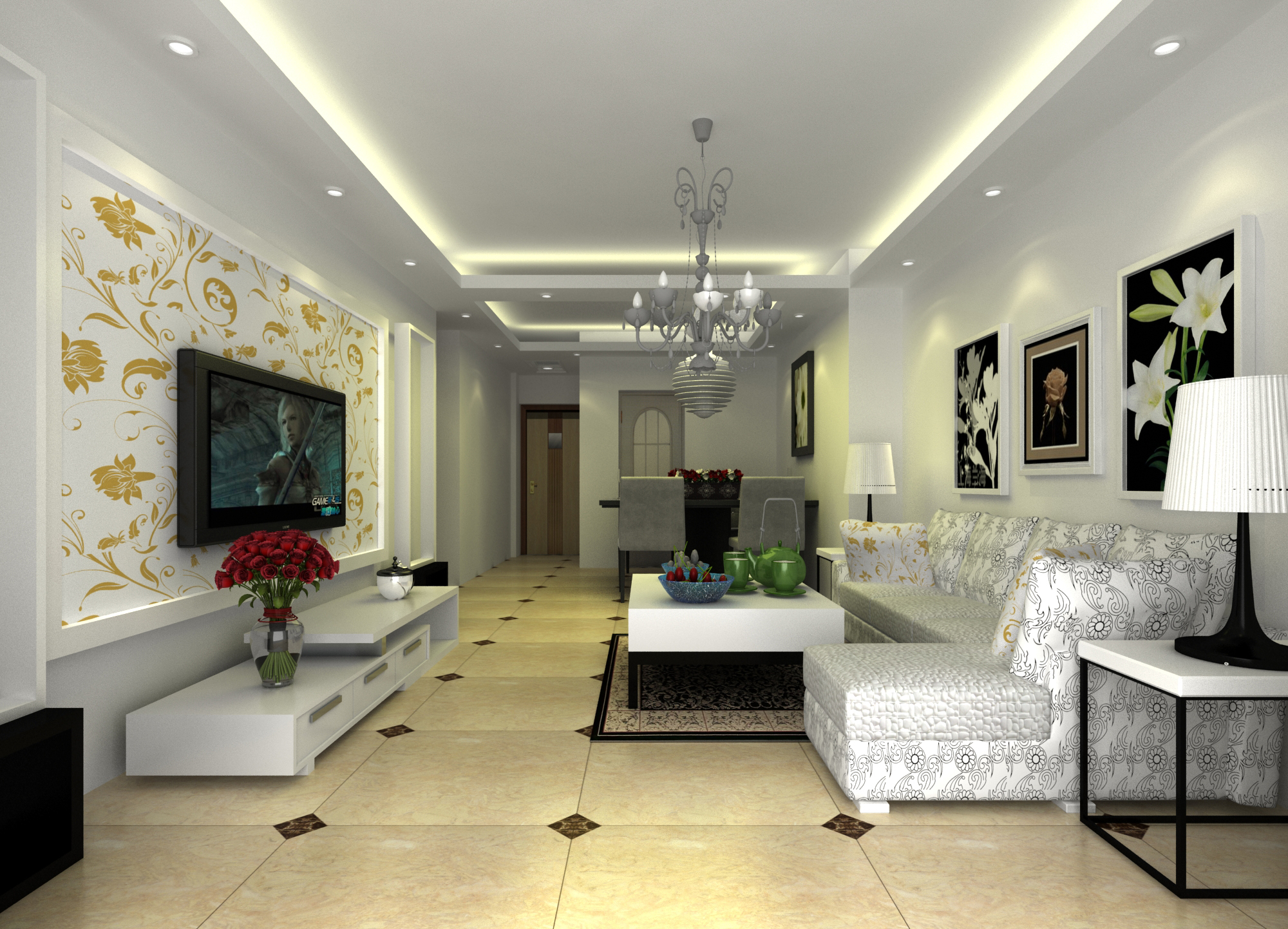 家裝效果圖_746588 &ndash; 設(shè)計(jì)本裝修效果圖