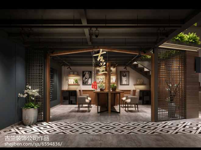 《佳云理發(fā)店》古蘭裝飾理發(fā)店設計-裝修設計效果圖-古蘭裝飾公司設計師作品-設計本